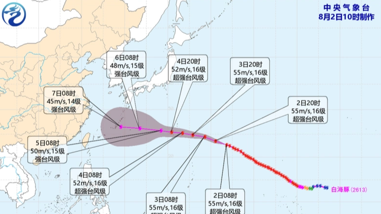 特大暴雨雷暴大风 台风白海豚靠近热搜配图